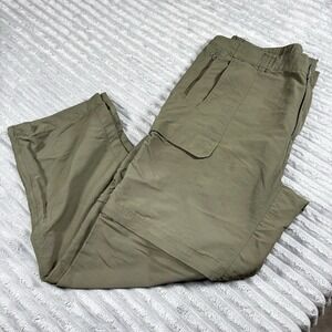 The North Face Pants Mens 2XL  AJFB OLIVEConvertible Cargo Hiking Fishing Shorts